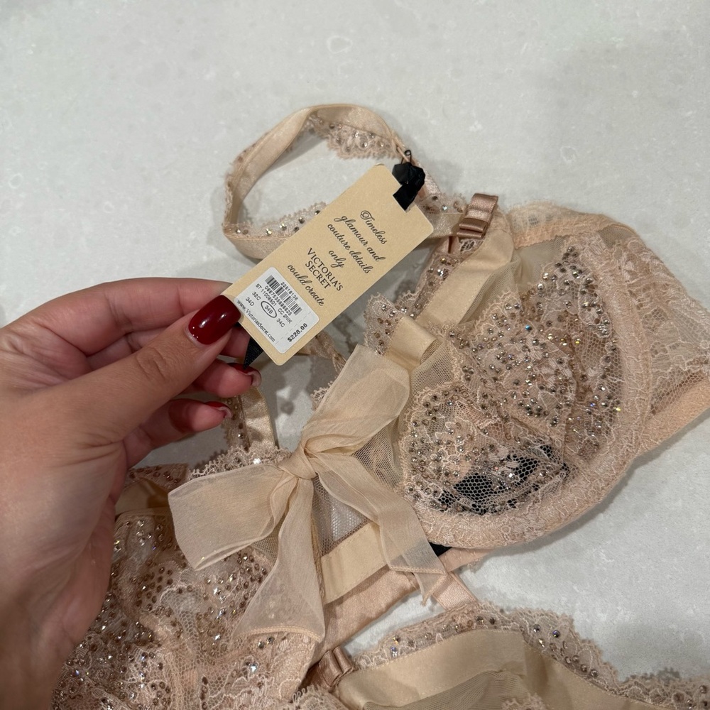 Victoria's Secret Designer Fashion Show Swarovski Crystal Bra & Panty Set - Picture 15 of 16